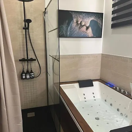 Luxe Balneo & Sauna Coeur Du Havre, Exterieur Prive Le Havre